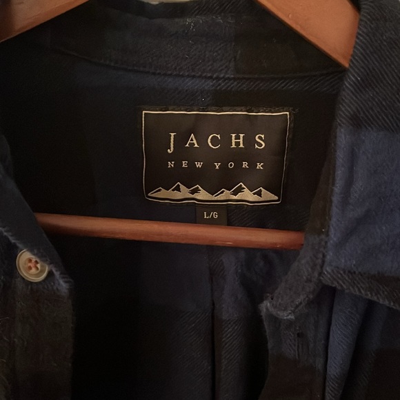 Men’s Blue & Black Jachs Flannel Shacket - Picture 2 of 4